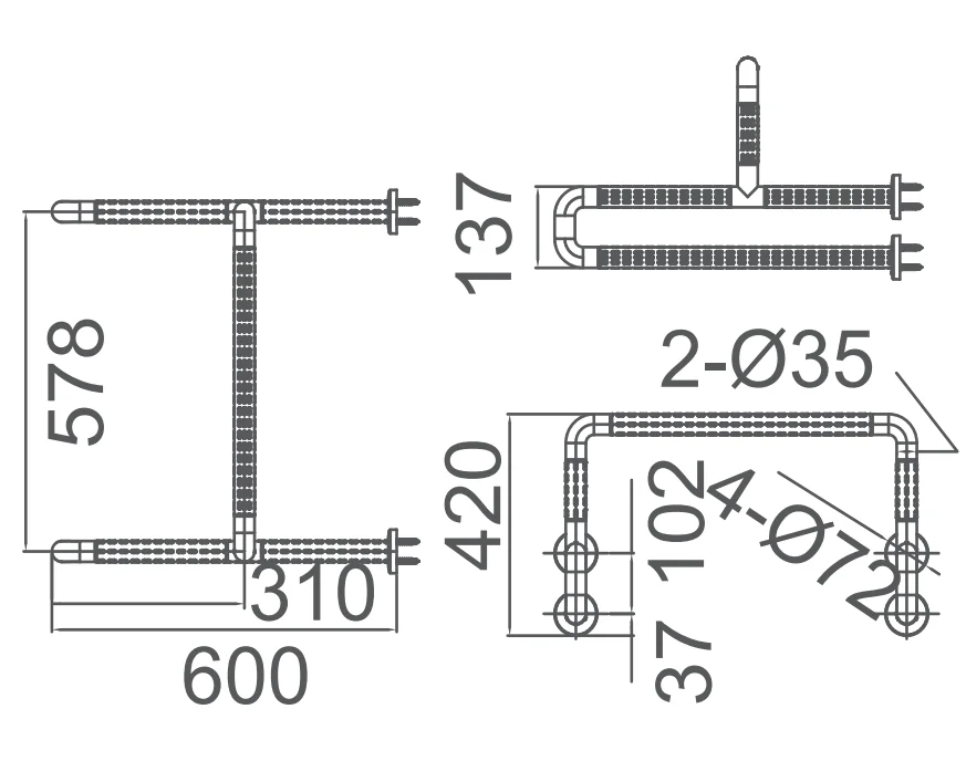Поручень ARROW AG5617NO белый