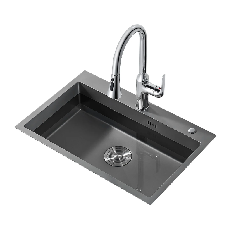 Кухонная раковина ARROW AG5528 титаново - черная