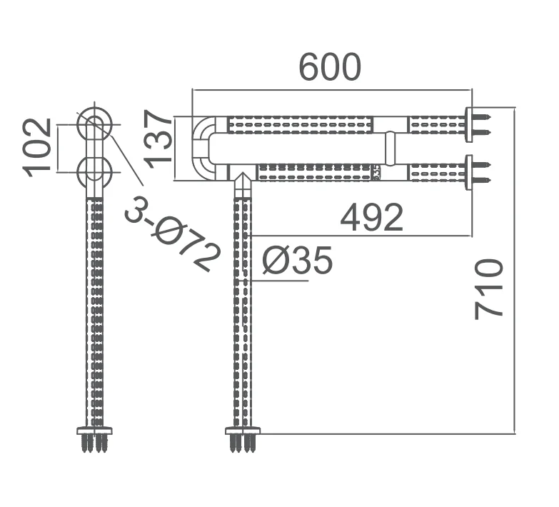 Поручень ARROW AG5616NO белый