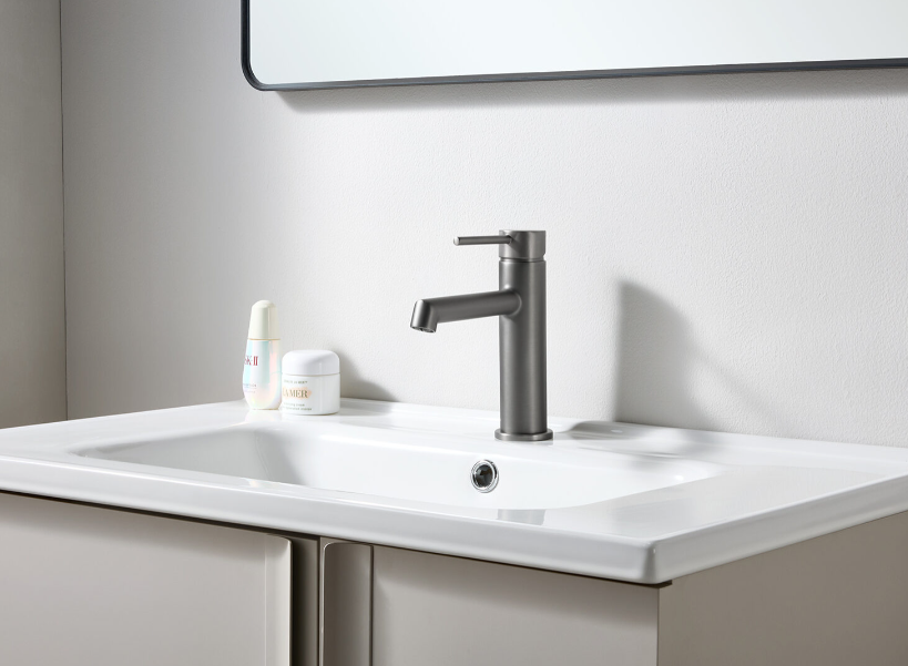 Смеситель для раковины ARROW F1A9119GG серый