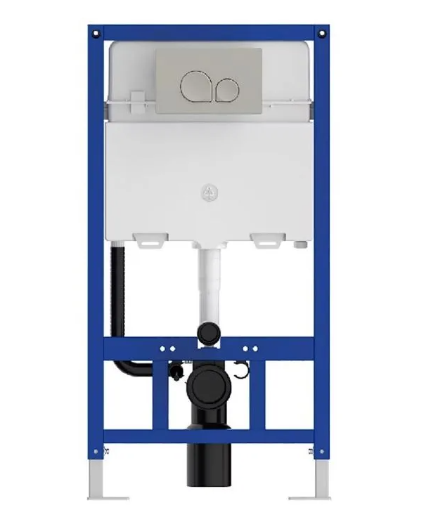 Инсталляция для подвесного унитаза Arrow Smart AKB1051 для умного унитаза, с серой кклавишей