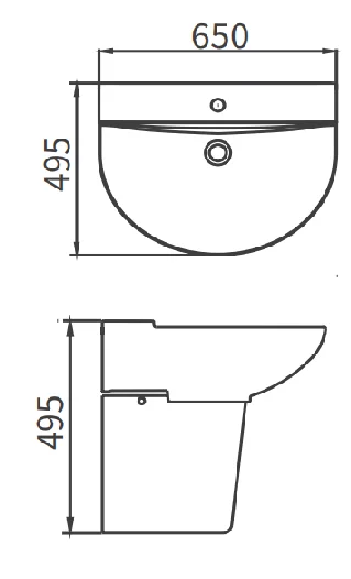 Полупьедестал Arrow AGL9604C