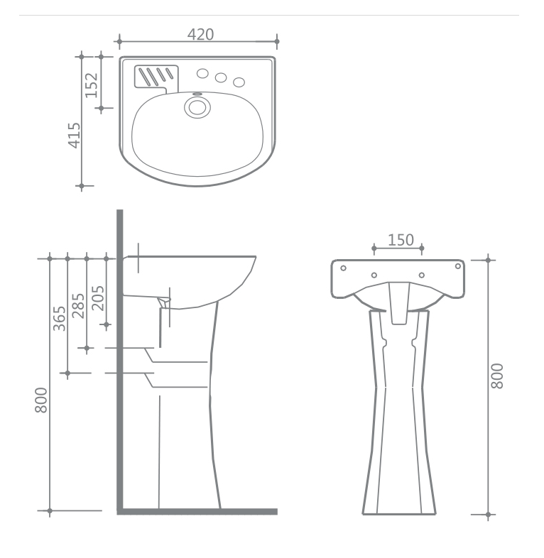 Раковина ARROW AP306E