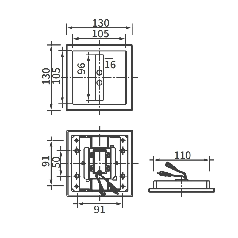 Сенсорное смывное устройство для писсуаров AGY108-2B